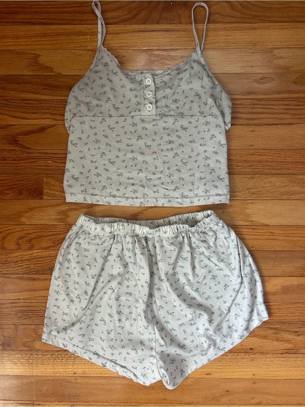 Floral Cami & Shorts Sleep Set - Sage Floral